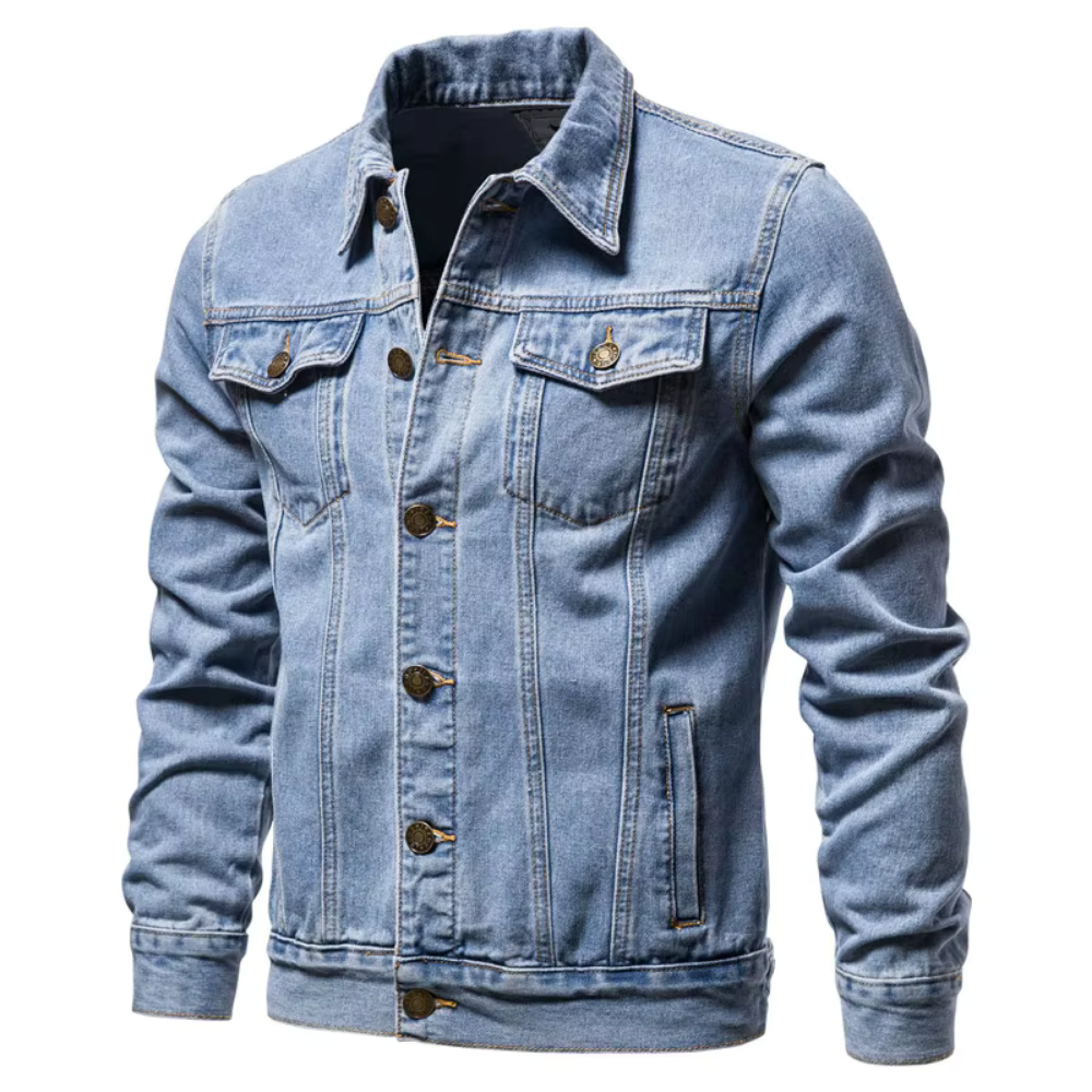 Eugen - Veste en Jean Classique Indémodable