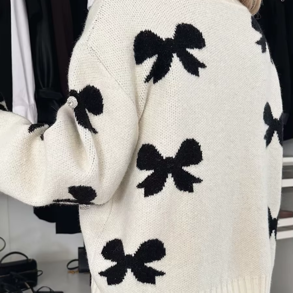 Naetris - Élégante Cardigan à Fleur