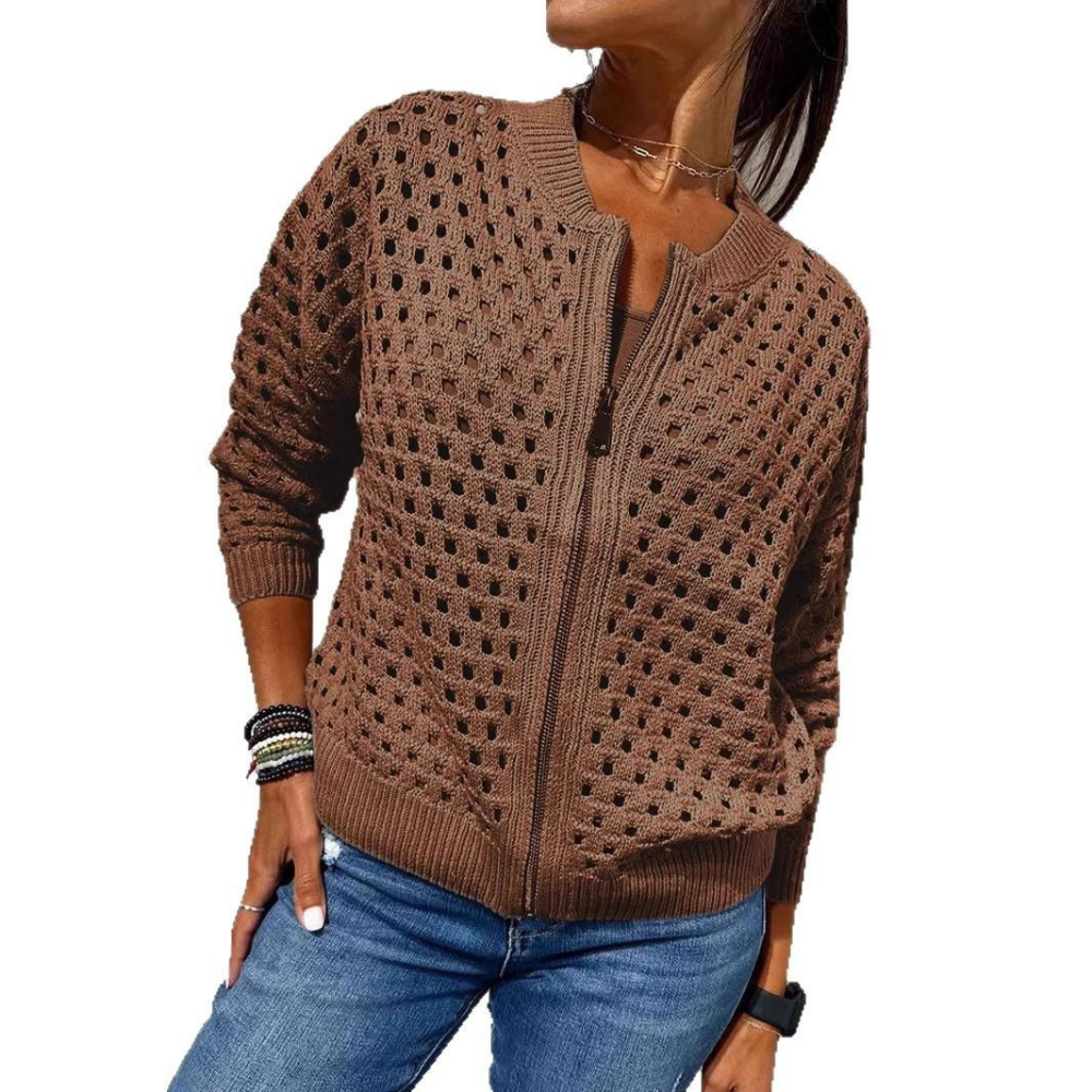 Yralissa - Elégant et Confortable Cardigan Tricoté