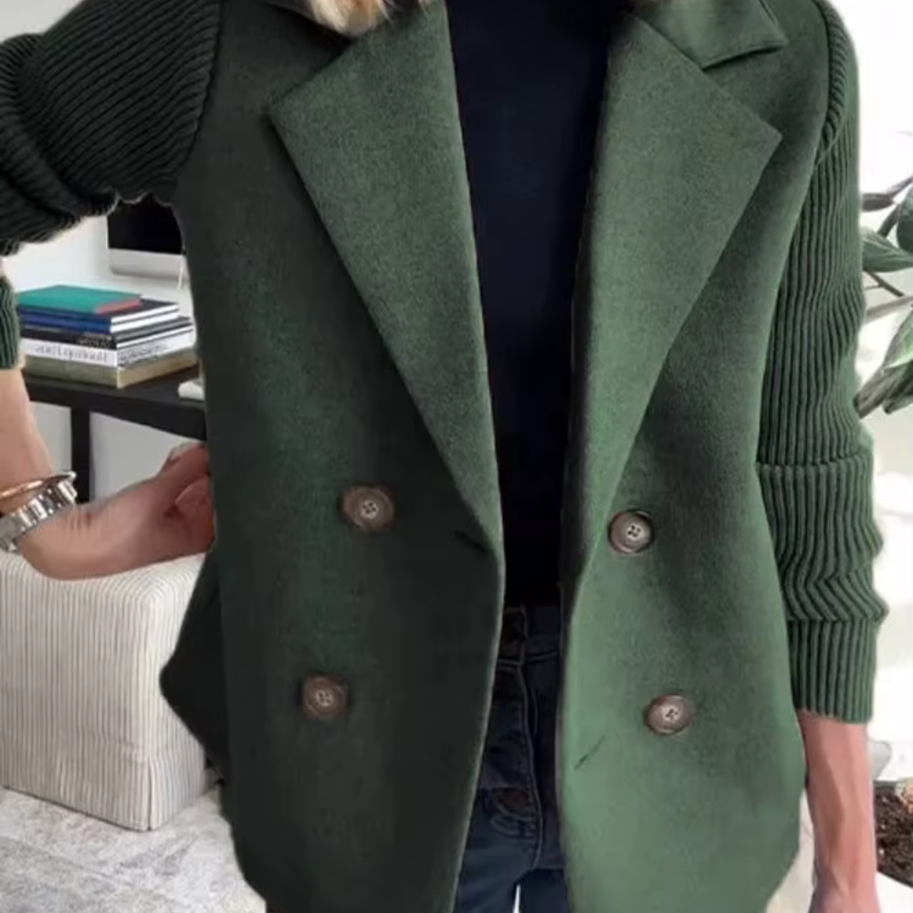 Enania - Veste Chic et Contrasté pour Femmes