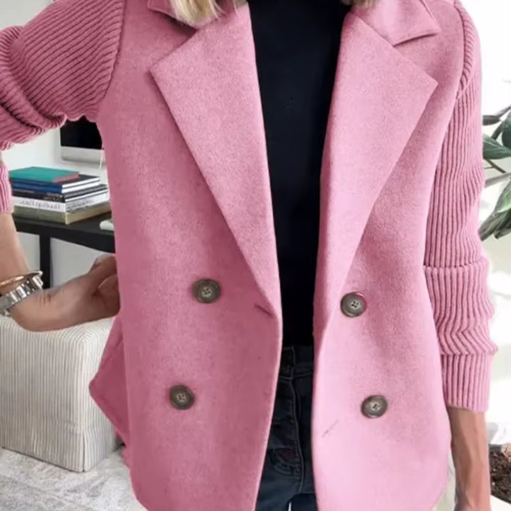 Enania - Veste Chic et Contrasté pour Femmes