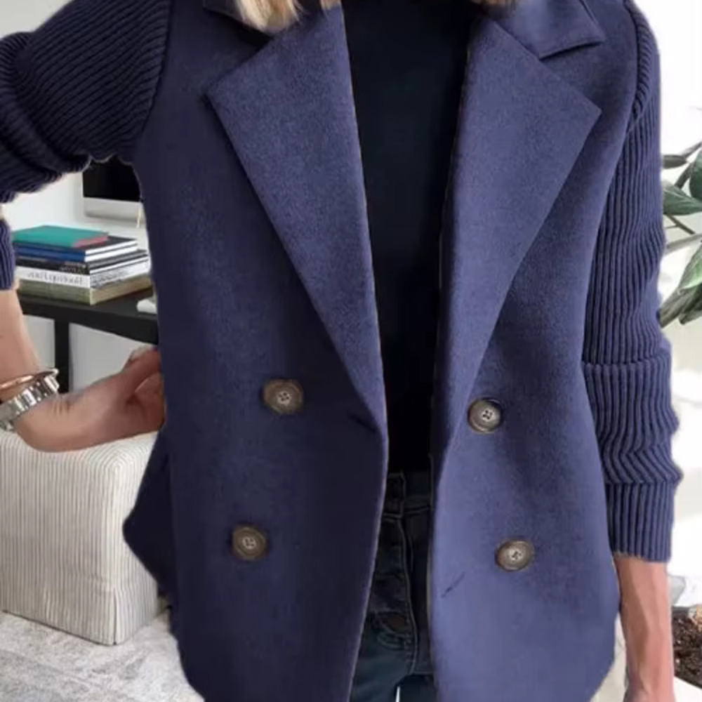 Enania - Veste Chic et Contrasté pour Femmes
