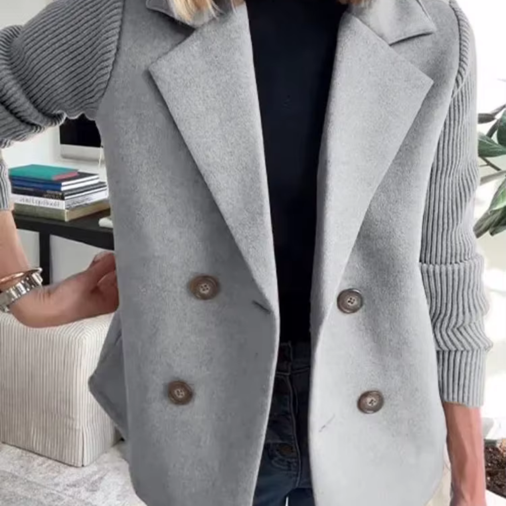 Enania - Veste Chic et Contrasté pour Femmes