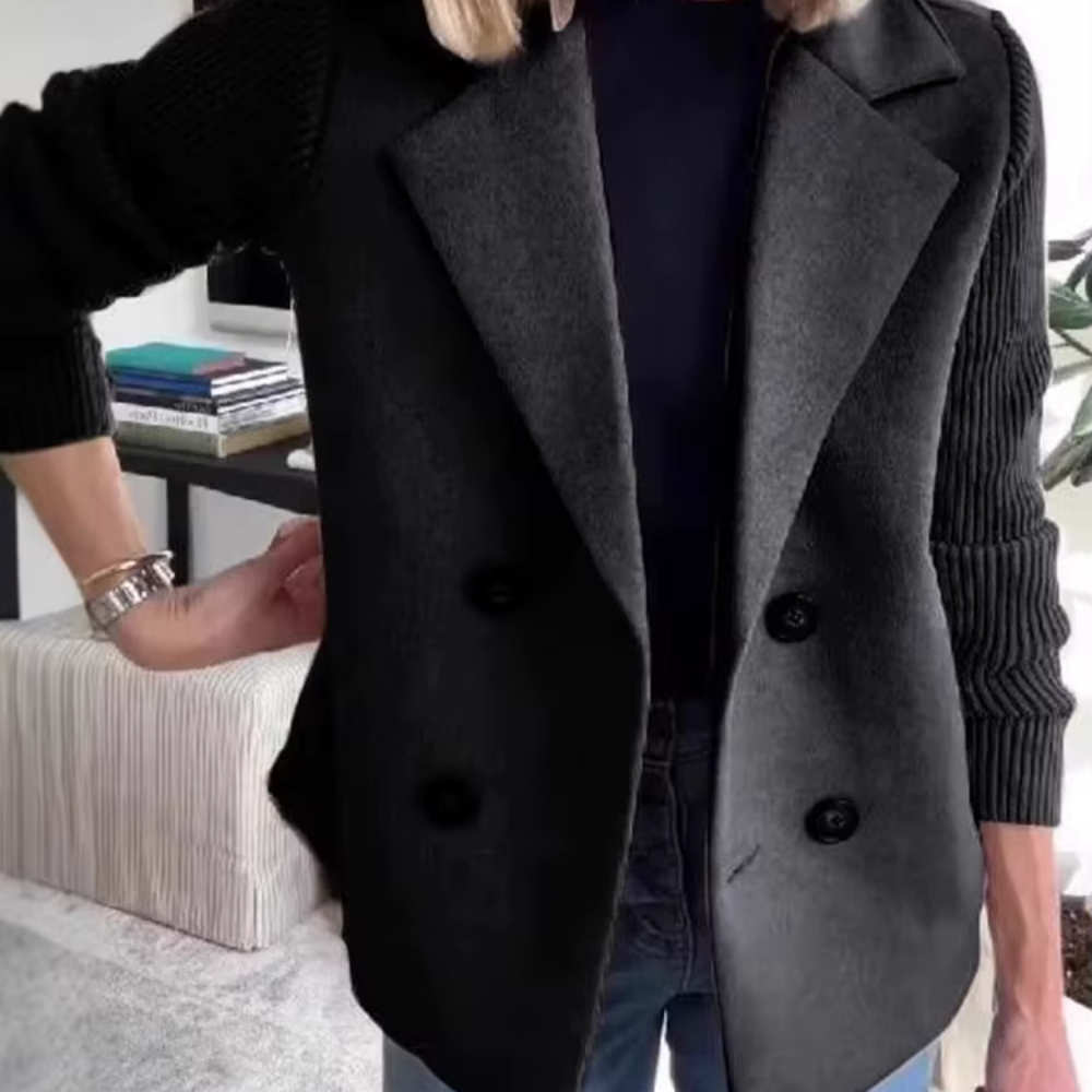 Enania - Veste Chic et Contrasté pour Femmes
