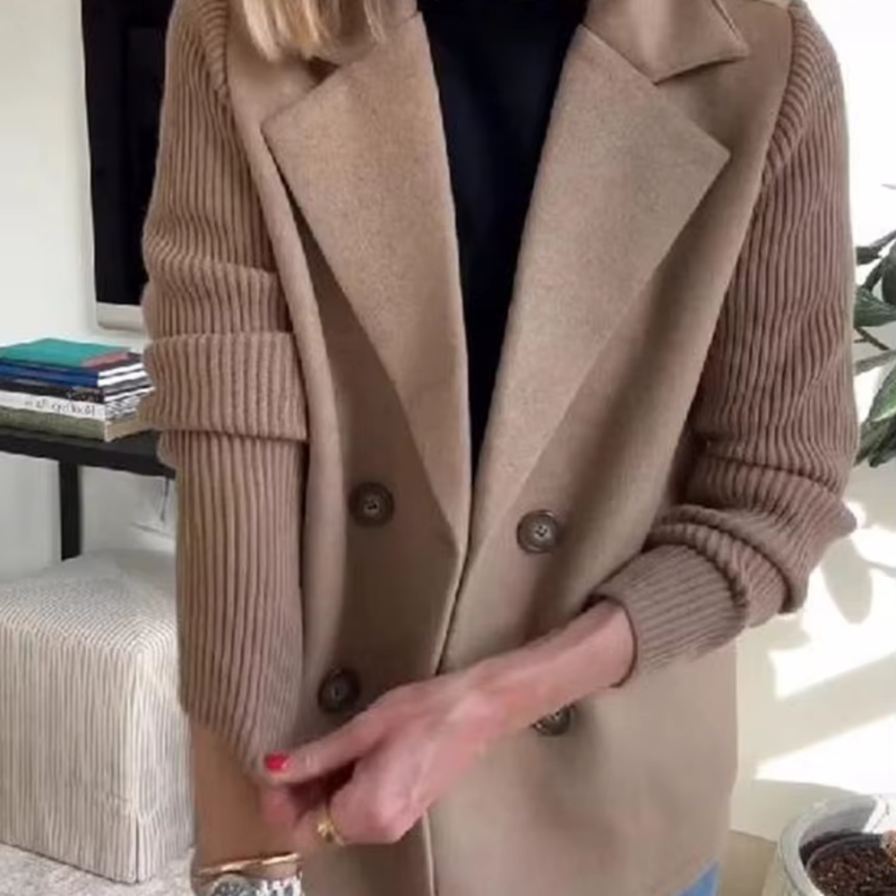 Enania - Veste Chic et Contrasté pour Femmes