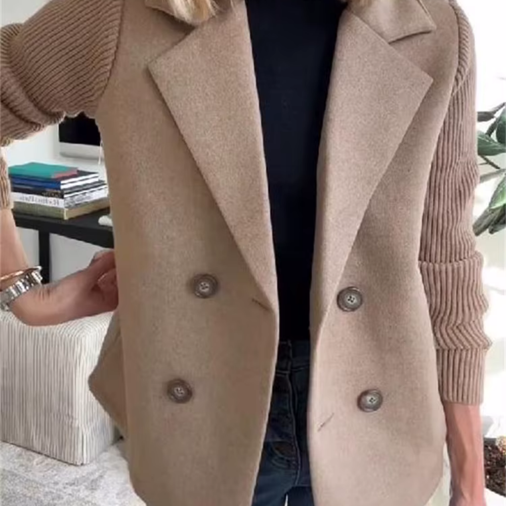 Enania - Veste Chic et Contrasté pour Femmes