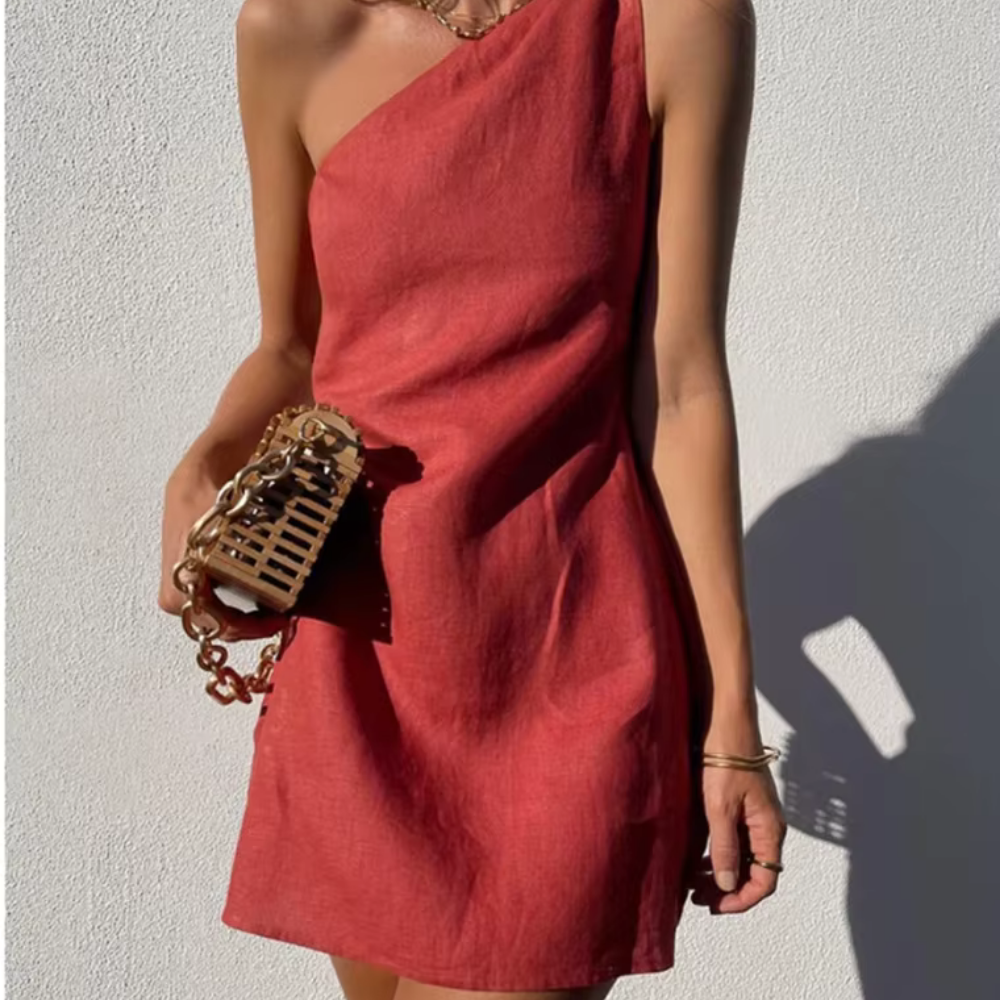 Robe Épaule Dénudée – Cassia | Collection Soirée d'Été