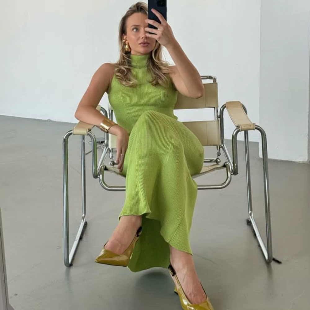 Ensemble Maille Épuré – Finnea | Collection Élégance Minimaliste