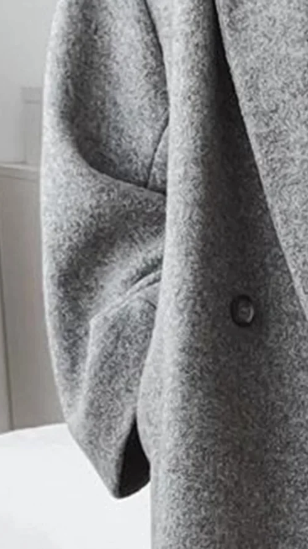 Isaelle - Manteau Oversize Élégant en Laine Mélangée