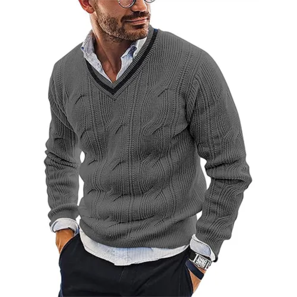 Hormane – Pull Col V Style Intemporel pour Hommes