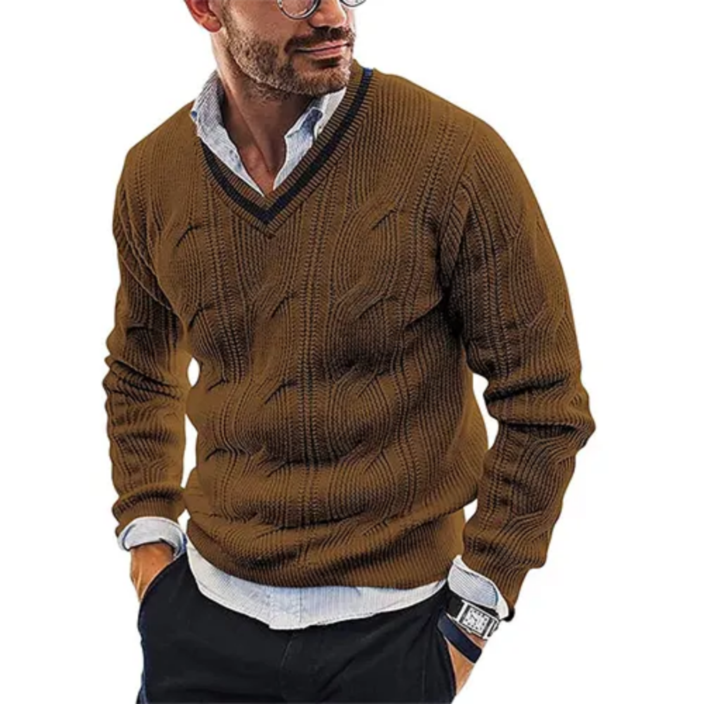Hormane – Pull Col V Style Intemporel pour Hommes