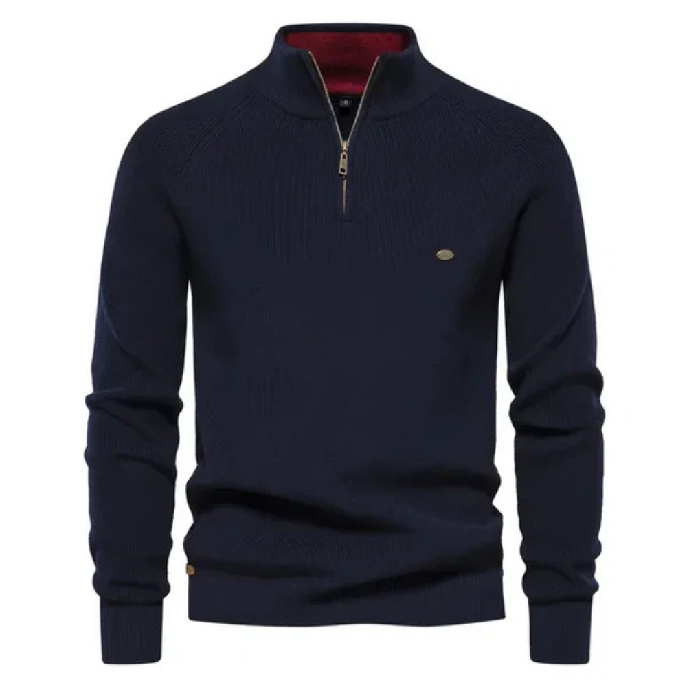 MATHIS – Pull en coton tricoté pour hommes