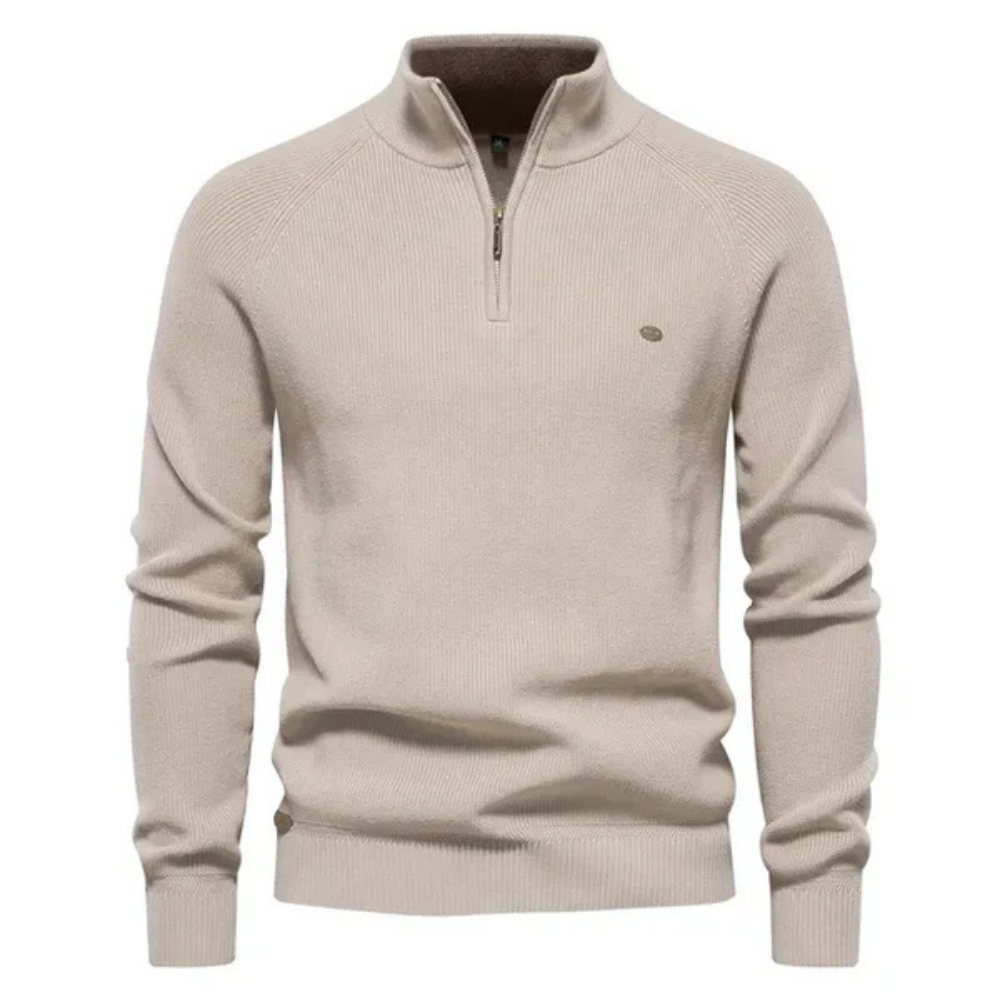 MATHIS – Pull en coton tricoté pour hommes