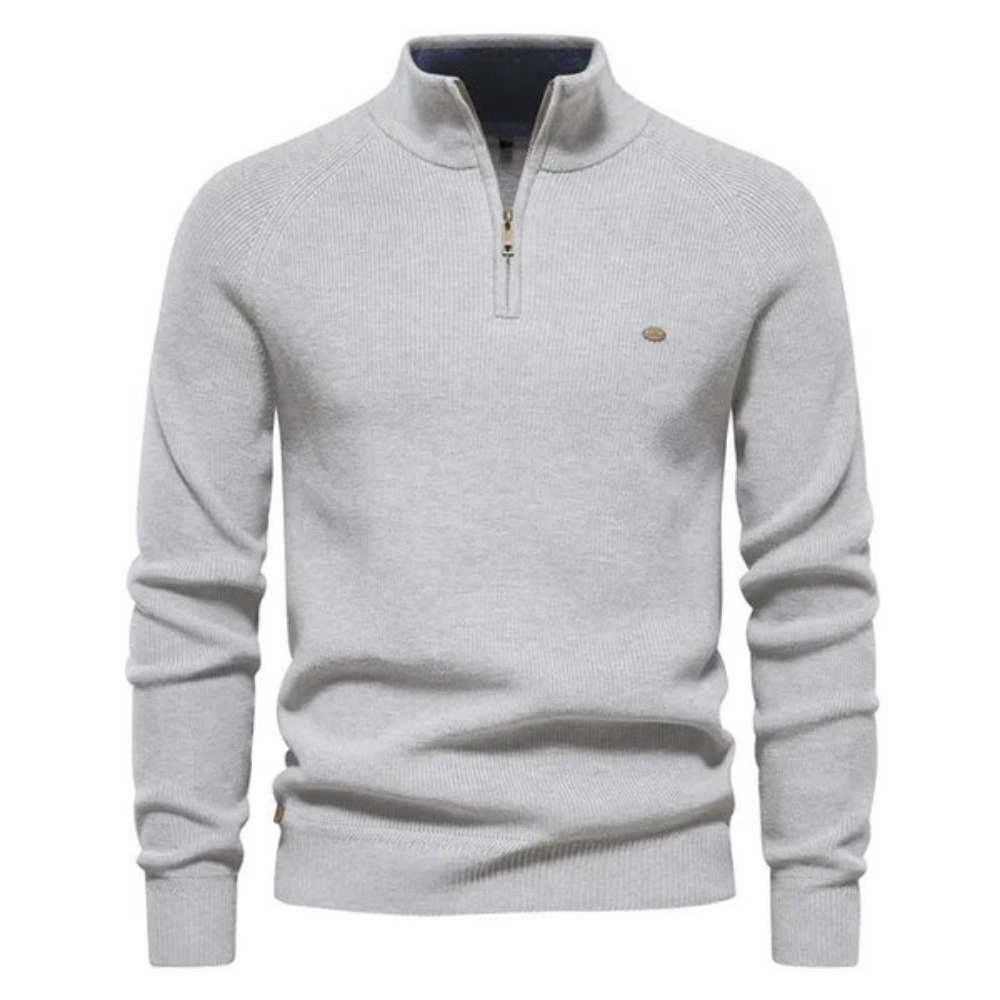 MATHIS – Pull en coton tricoté pour hommes