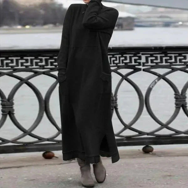 ADELE – Élégante robe longue pour les journées fraîches
