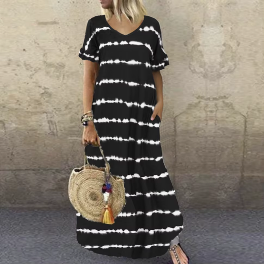 Robe Longue Tie &  Dye – Seren | Collection Bohème Chic