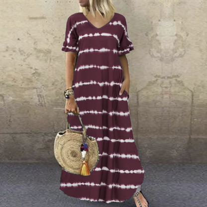 Robe Longue Tie &  Dye – Seren | Collection Bohème Chic