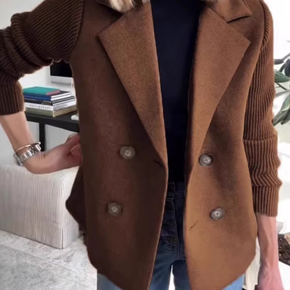 Enania - Veste Chic et Contrasté pour Femmes