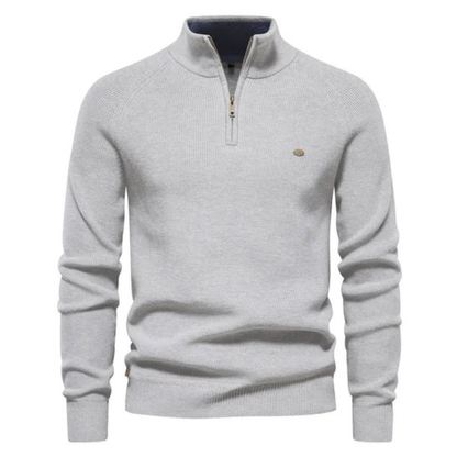 MATHIS – Pull en coton tricoté pour hommes