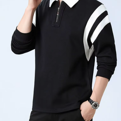 Webster - Polo à manches longues pour homme